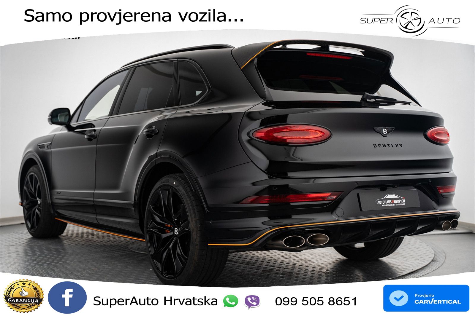 Bentley Bentayga Speed 4.0 V8 (650 KS) AWD Automatic LED+GR SJED+ACC