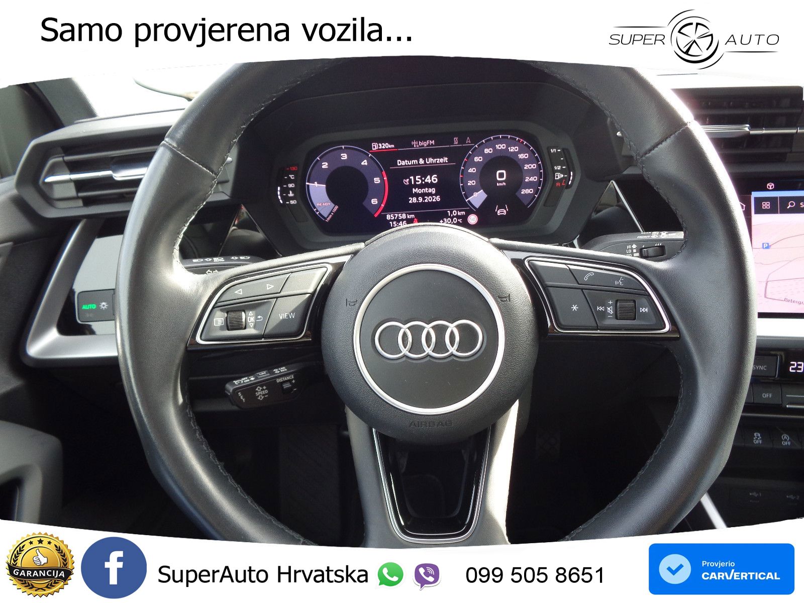 Audi A3 30 TDI (116 KS) LED+GR SJED+ACC