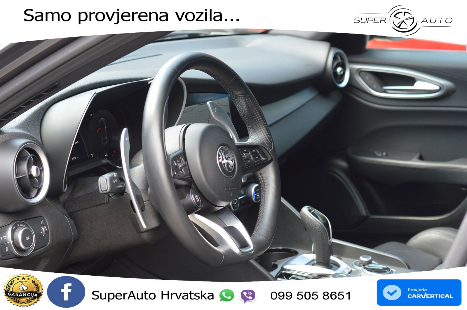 Alfa Romeo Giulia 2.0 Turbo (280 KS) Q4 Automatic LED+GR SJED+ACC