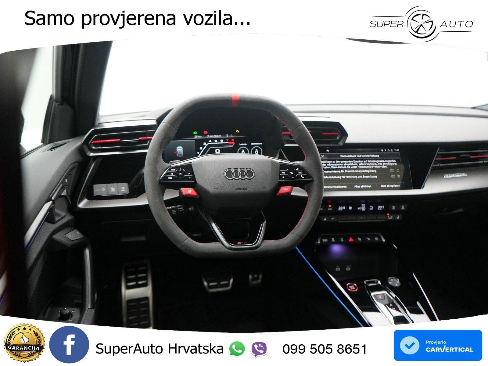 Audi RS3 Sportback 2.5 TFSI (400 KS) quattro S tronic MATRIX+GR SJED+KAM