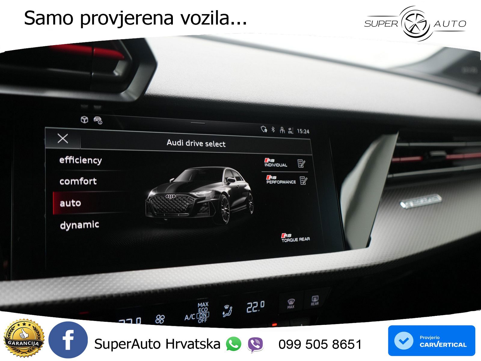 Audi RS3 Sportback 2.5 TFSI (400 KS) quattro S tronic MATRIX+GR SJED+KAM
