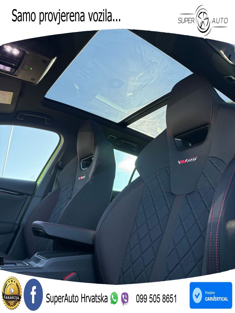 Škoda Octavia Combi RS 2.0 TSI (265 KS) DSG LED+GR SJED+ACC