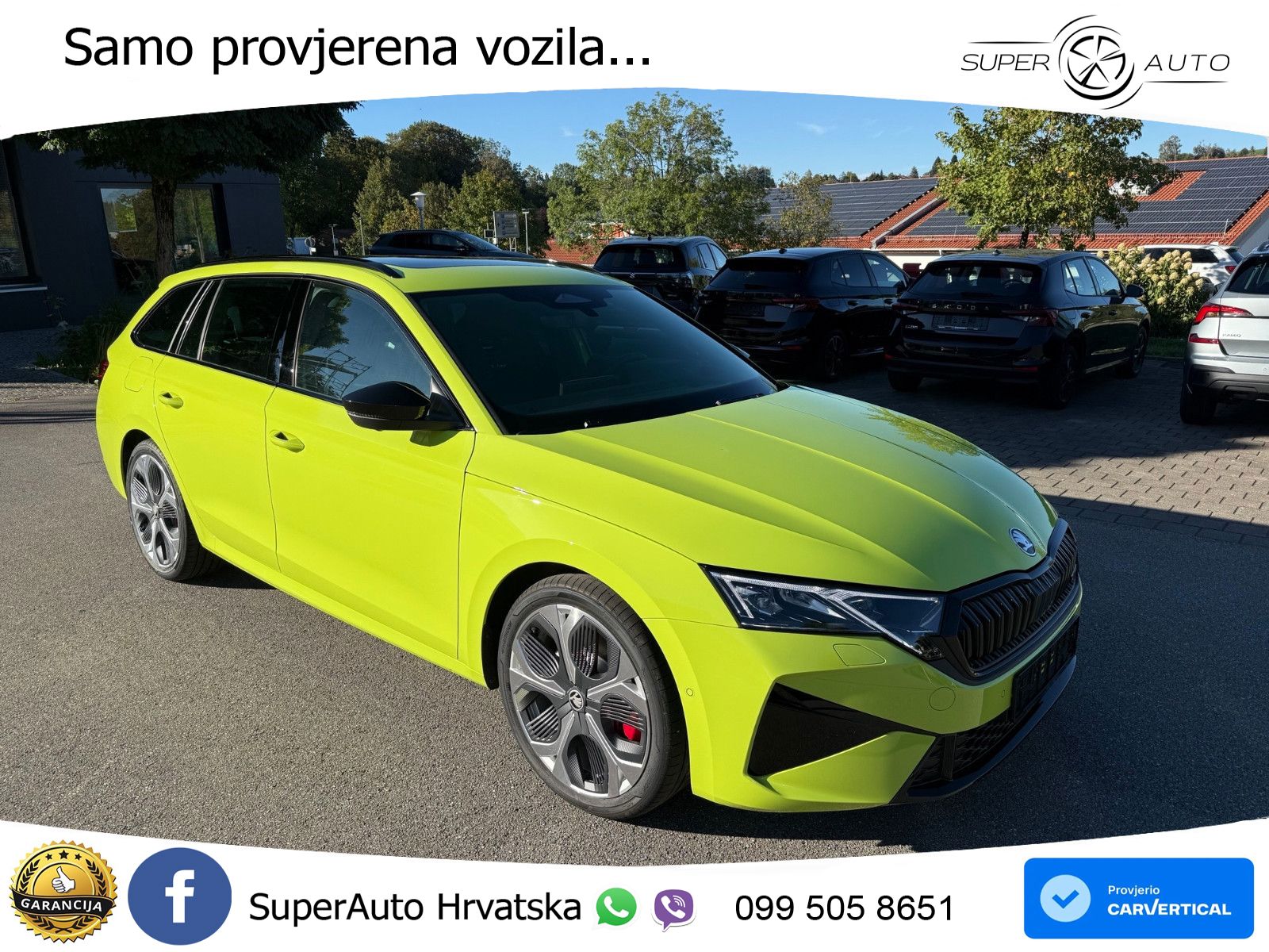 Škoda Octavia Combi RS 2.0 TSI (265 KS) DSG LED+GR SJED+ACC