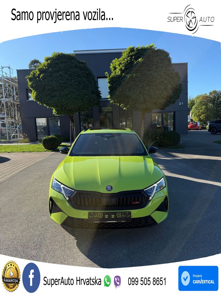 Škoda Octavia Combi RS 2.0 TSI (265 KS) DSG LED+GR SJED+ACC