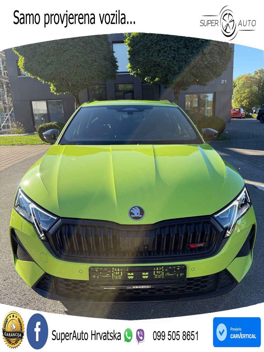 Škoda Octavia Combi RS 2.0 TSI (265 KS) DSG LED+GR SJED+ACC