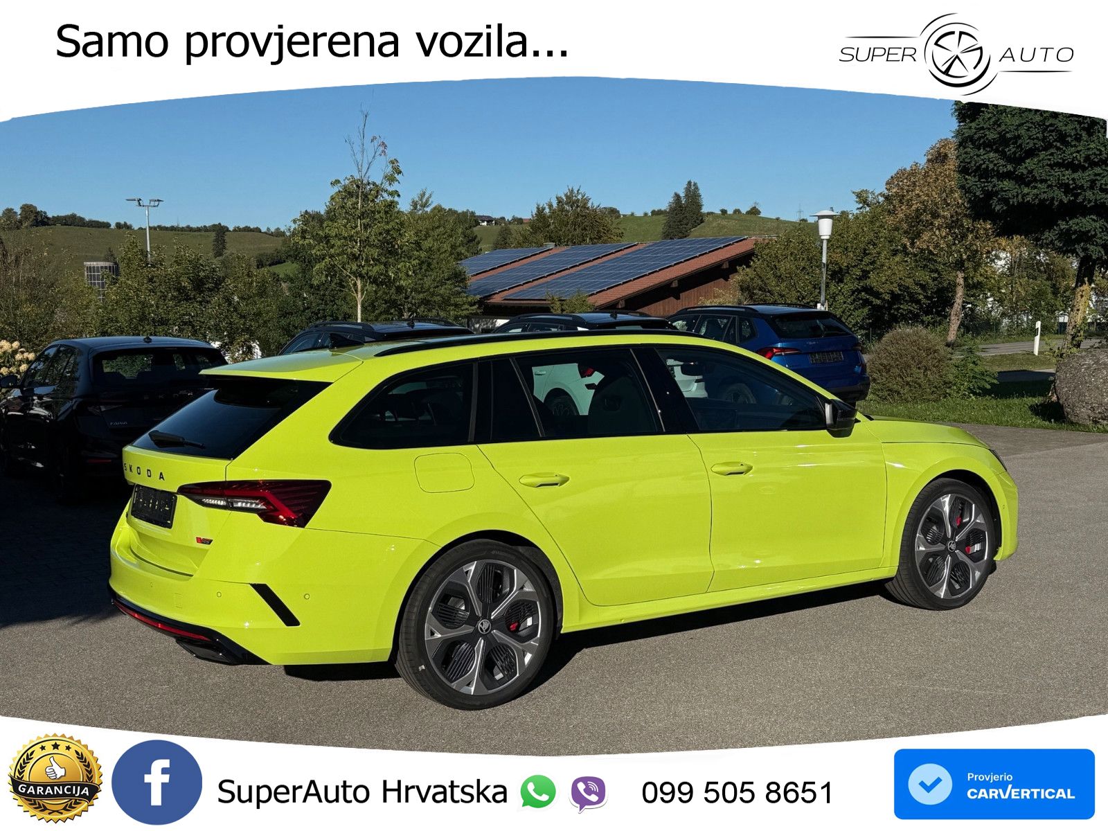 Škoda Octavia Combi RS 2.0 TSI (265 KS) DSG LED+GR SJED+ACC