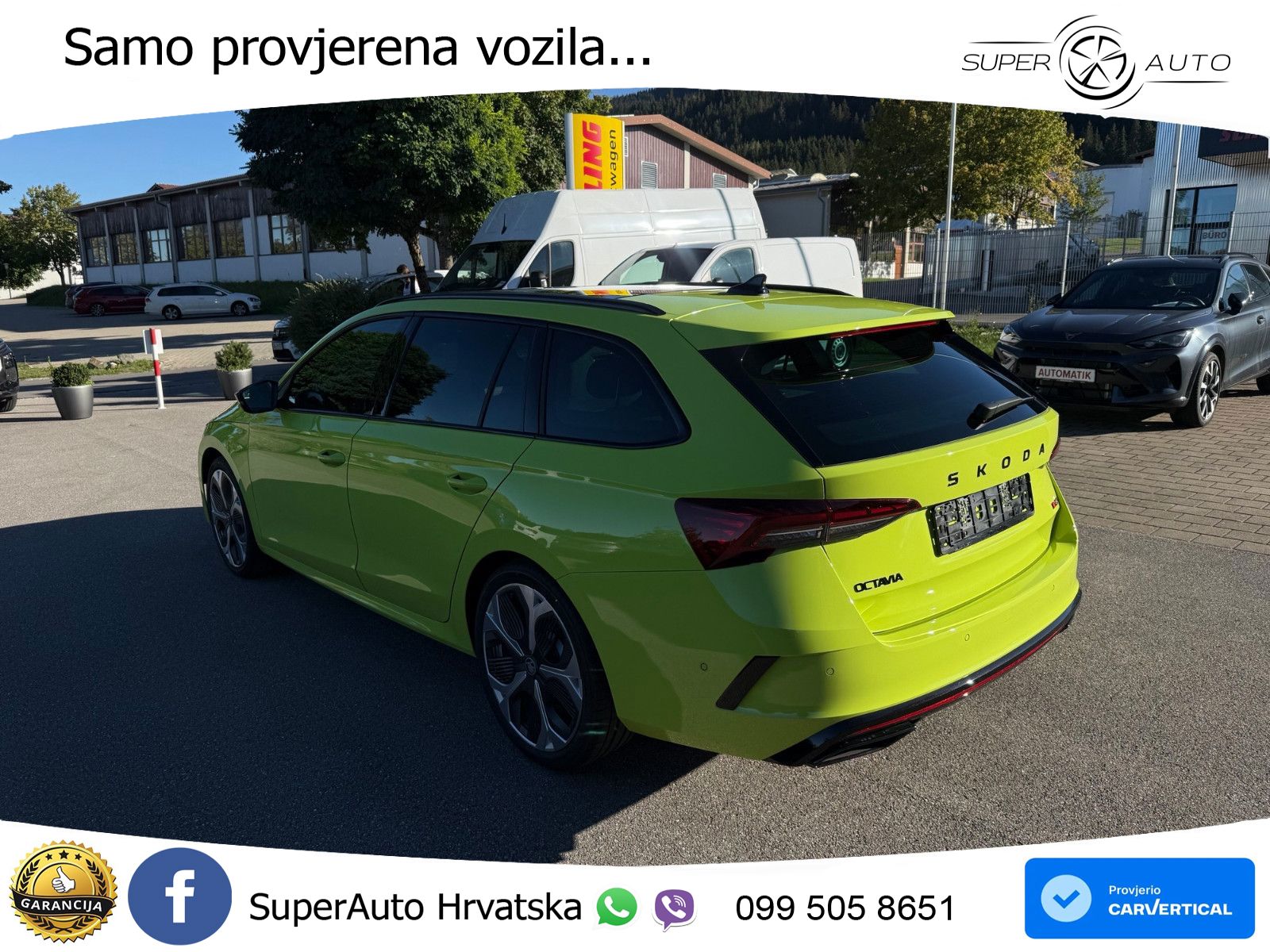 Škoda Octavia Combi RS 2.0 TSI (265 KS) DSG LED+GR SJED+ACC