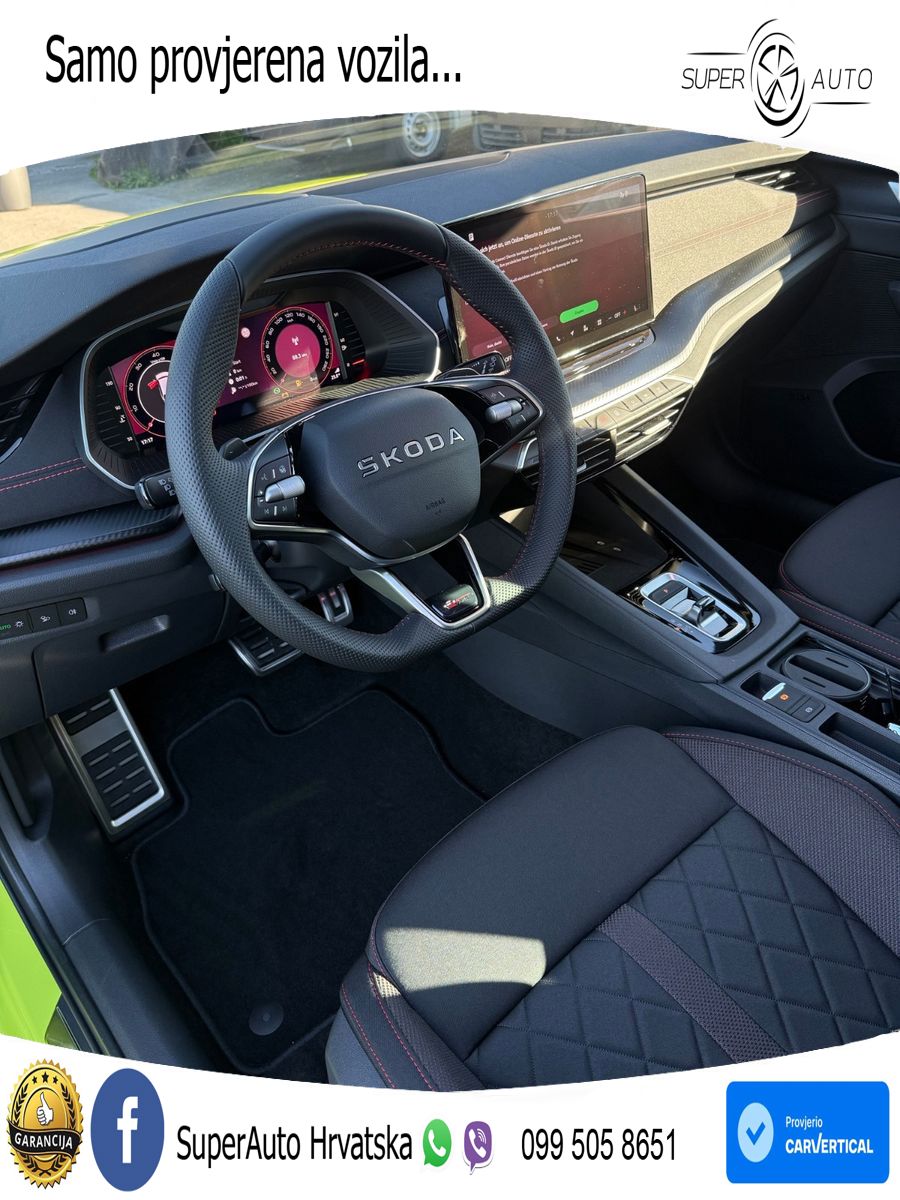Škoda Octavia Combi RS 2.0 TSI (265 KS) DSG LED+GR SJED+ACC
