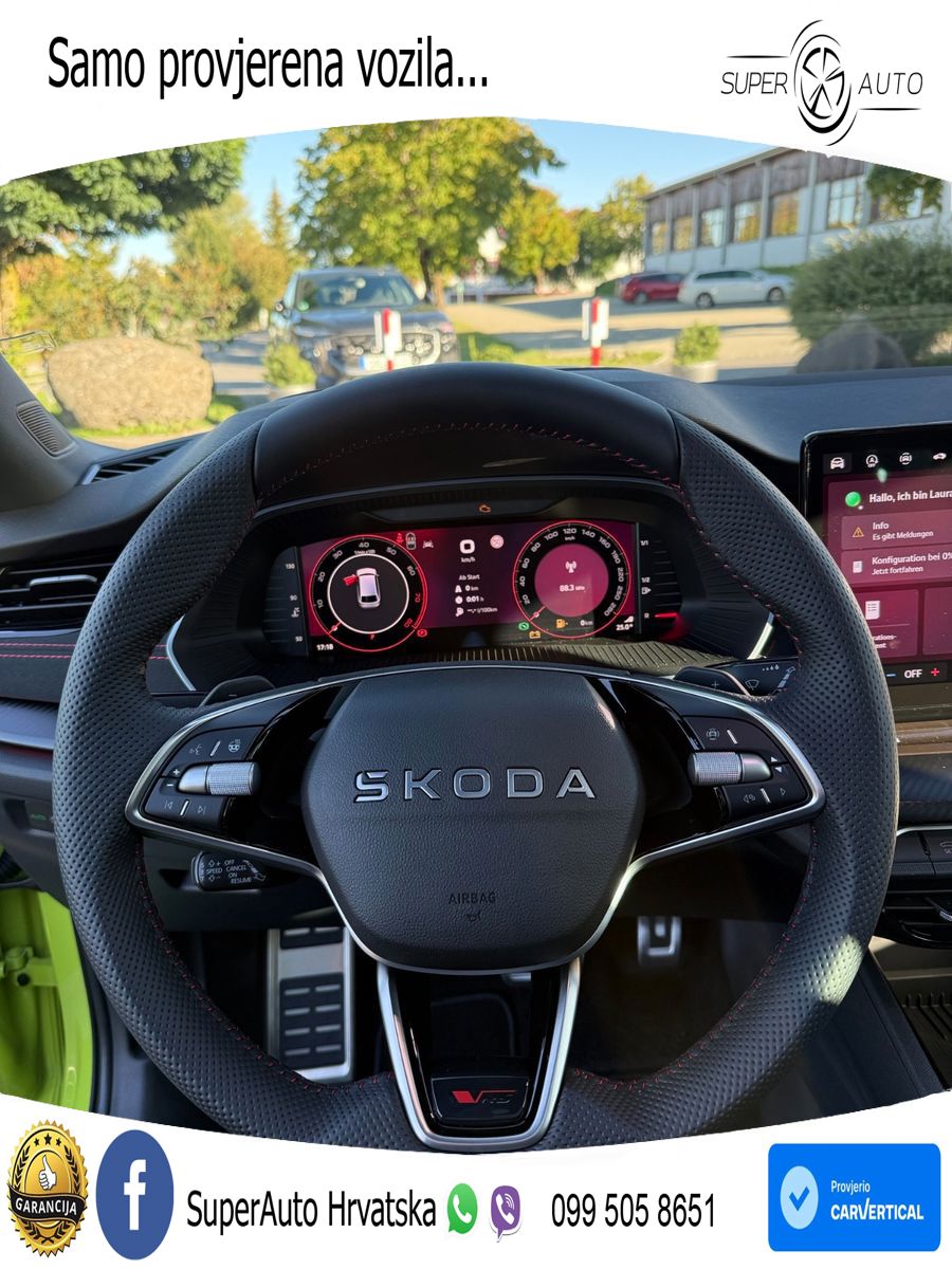 Škoda Octavia Combi RS 2.0 TSI (265 KS) DSG LED+GR SJED+ACC