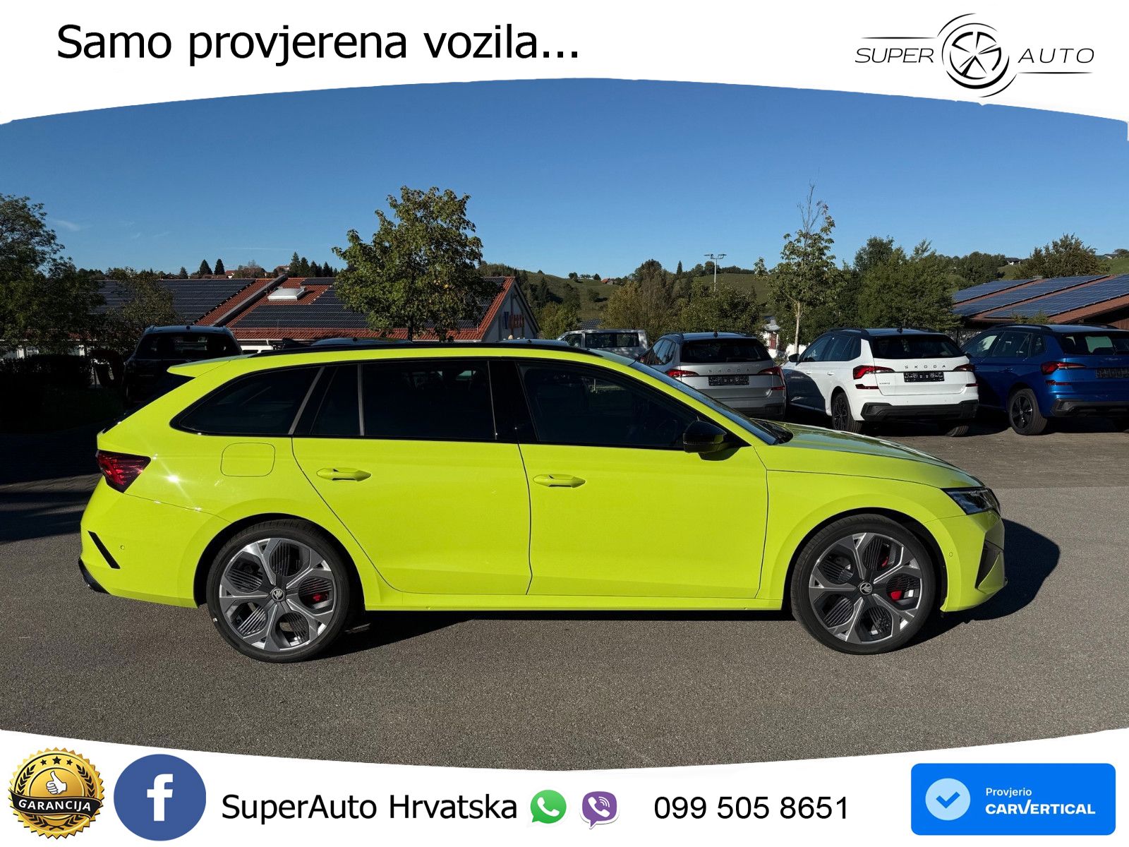 Škoda Octavia Combi RS 2.0 TSI (265 KS) DSG LED+GR SJED+ACC