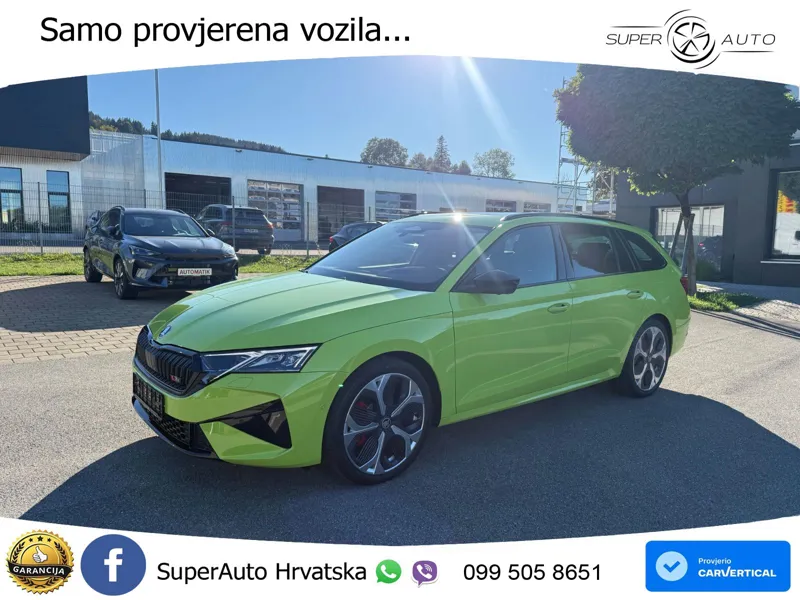 Škoda Octavia Combi RS 2.0 TSI (265 KS) DSG LED+GR SJED+ACC