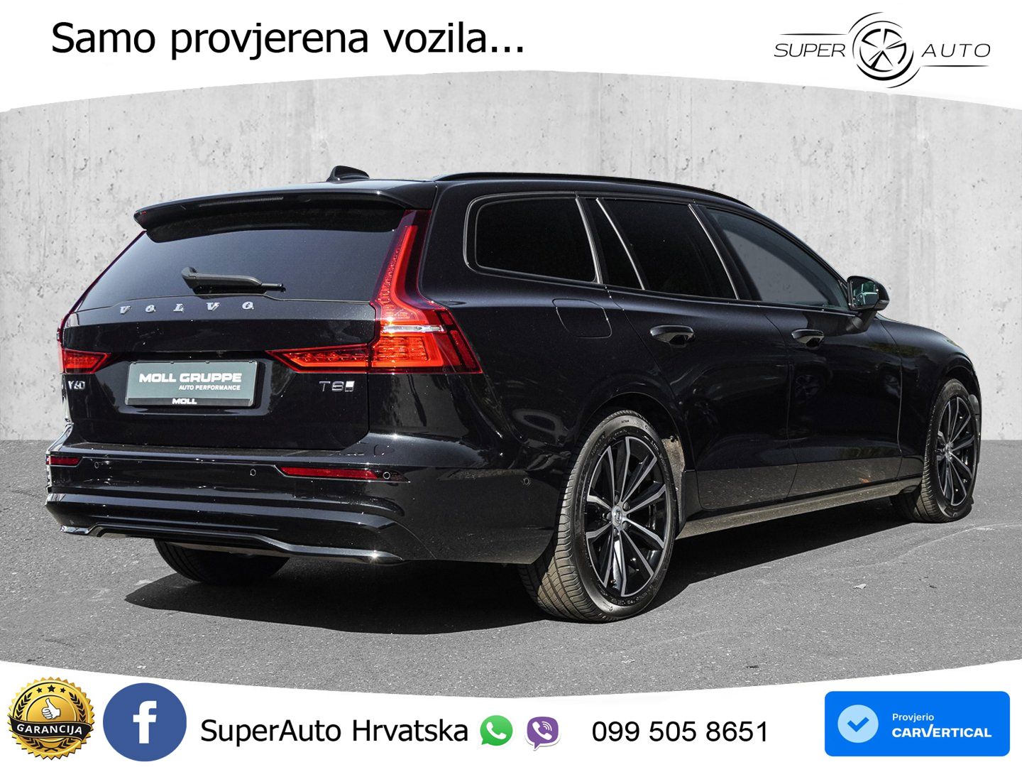 Volvo V60 2.0 T8 AWD Geartronic LED+GR SJED+ACC