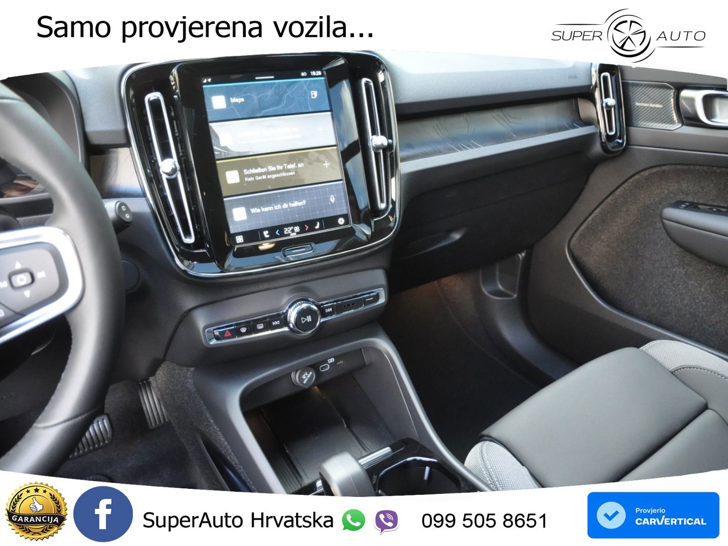 Volvo XC40 Recharge 69 kWh 231 KS Single Motor ACC+GR SJED+360+PANO