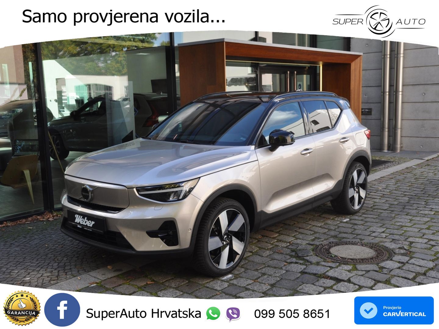 Volvo XC40 Recharge 69 kWh 231 KS Single Motor ACC+GR SJED+360+PANO