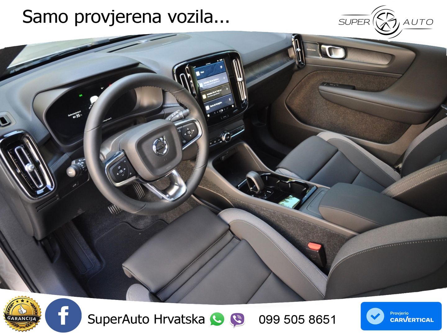 Volvo XC40 Recharge 69 kWh 231 KS Single Motor ACC+GR SJED+360+PANO