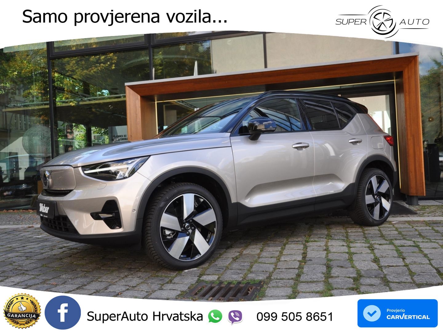 Volvo XC40 Recharge 69 kWh 231 KS Single Motor ACC+GR SJED+360+PANO