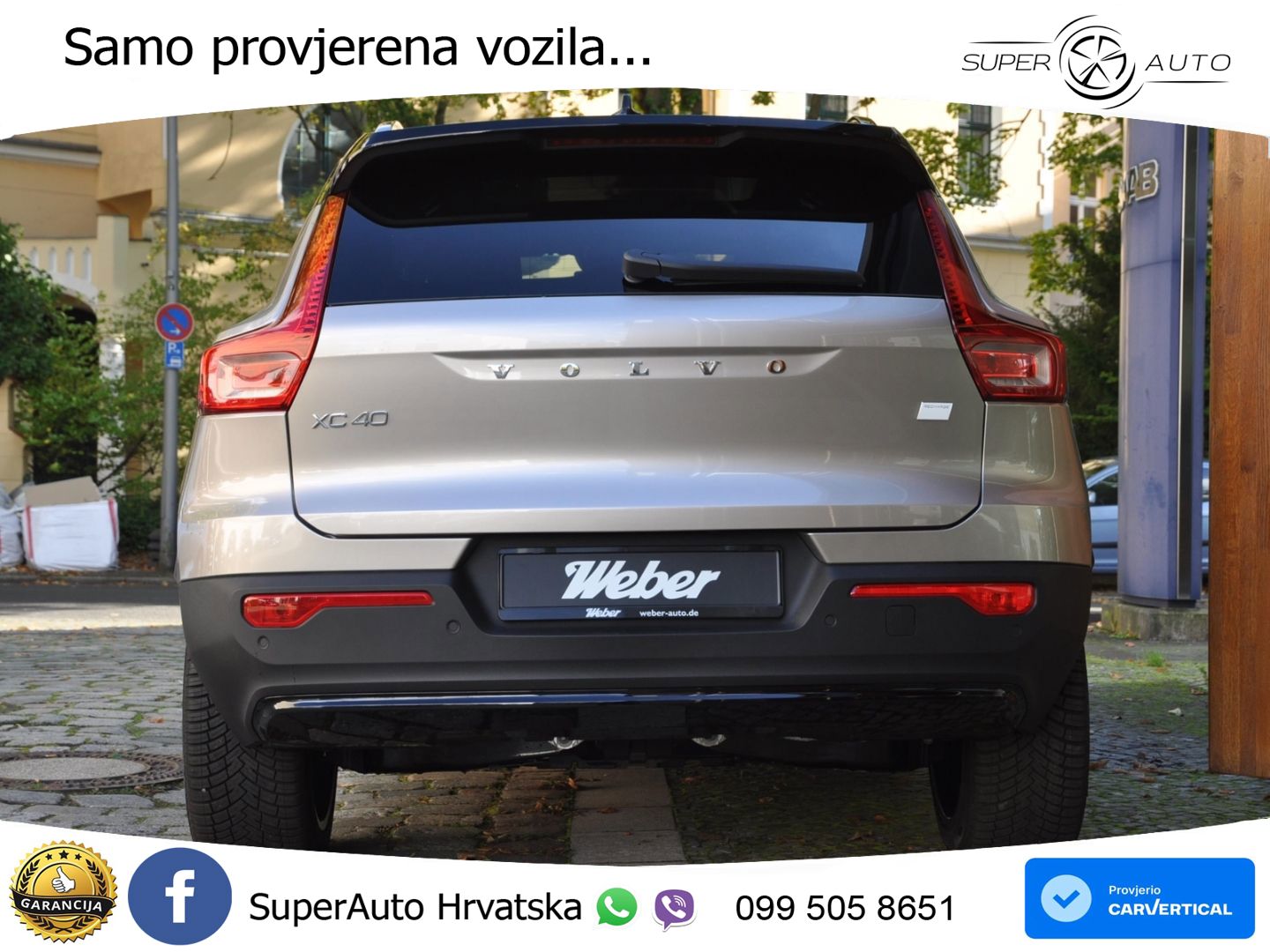 Volvo XC40 Recharge 69 kWh 231 KS Single Motor ACC+GR SJED+360+PANO