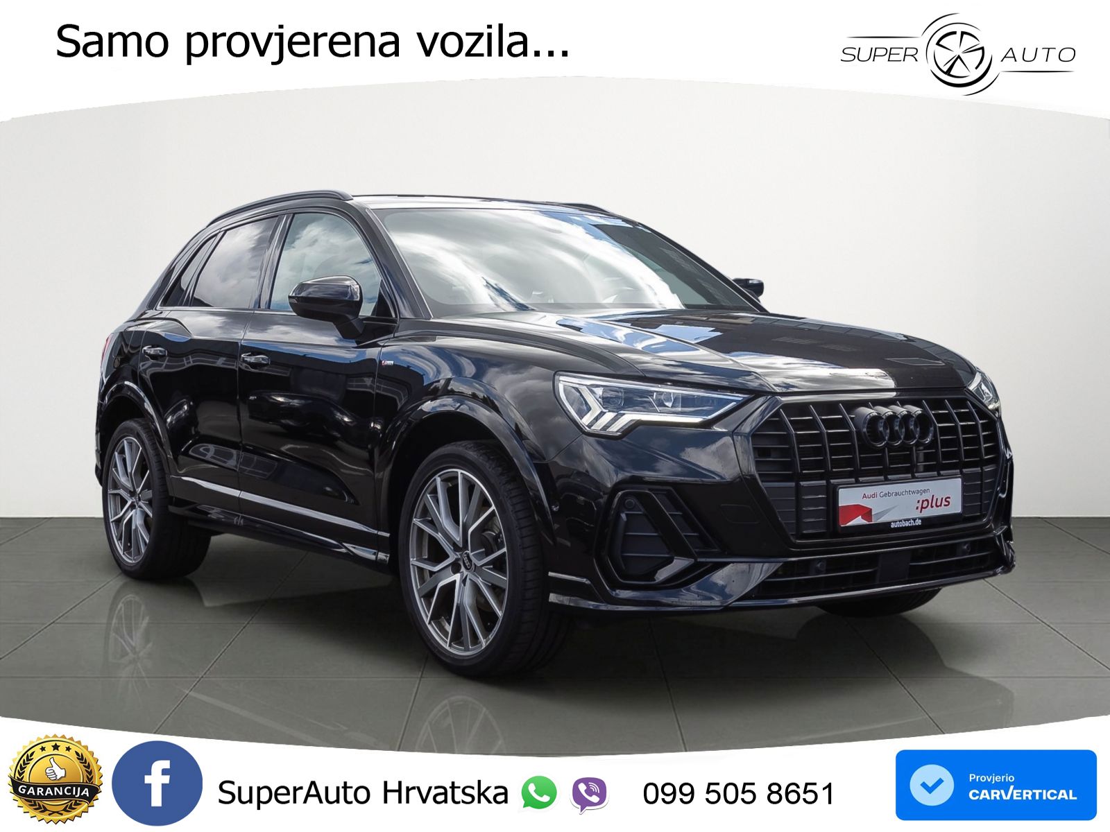 Audi Q3 35 TDI (150 KS) S tronic S line LED+GR SJED+ACC