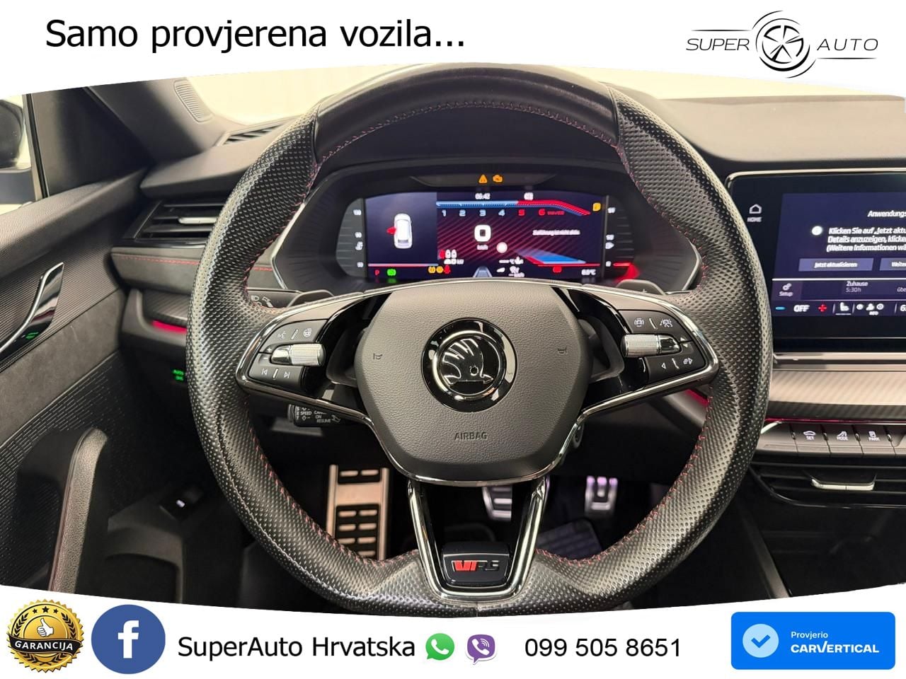 Škoda Octavia Combi RS 2.0 TDI (200 KS) DSG LED+GR SJED+ACC