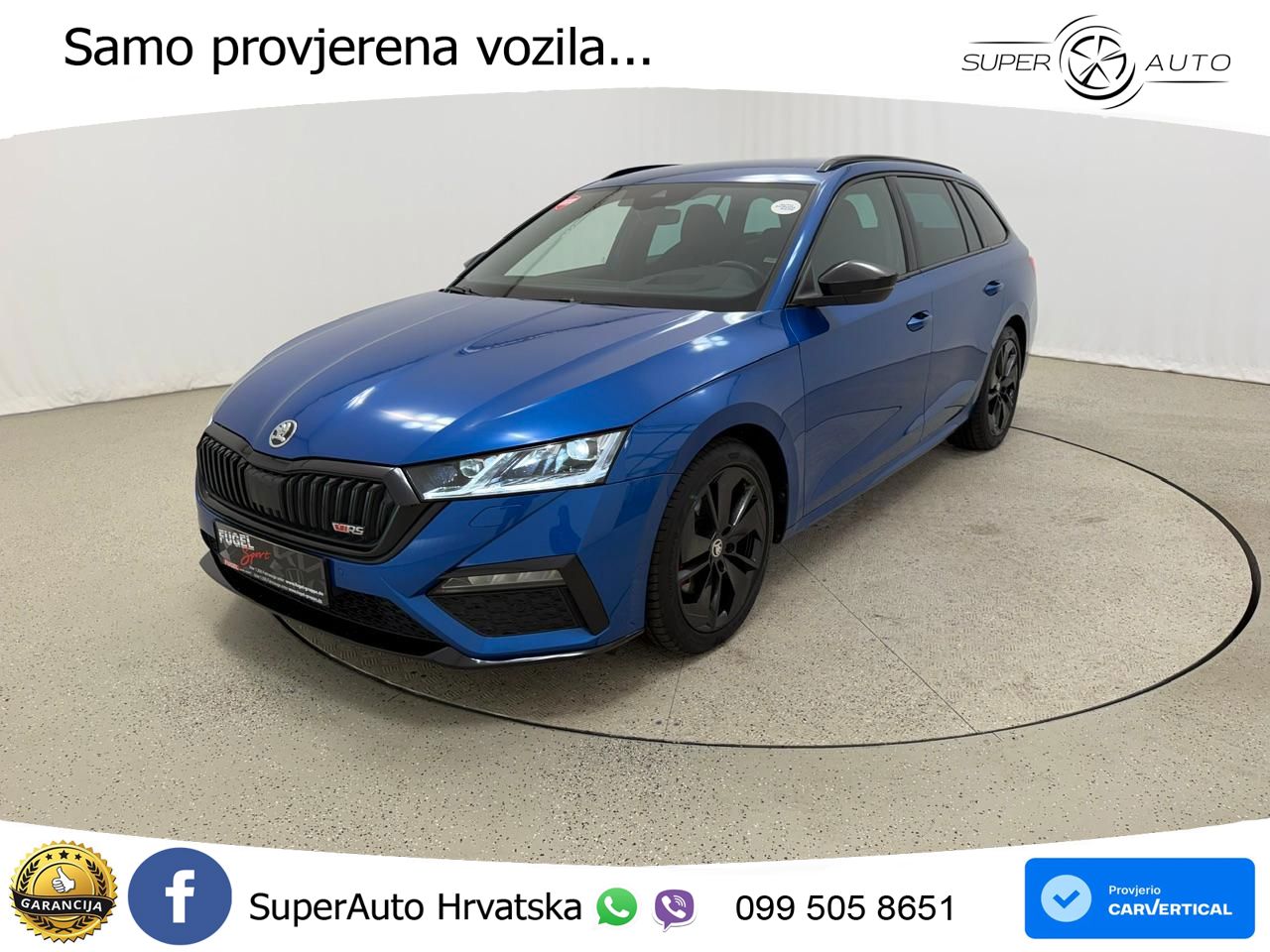 Škoda Octavia Combi RS 2.0 TDI (200 KS) DSG LED+GR SJED+ACC