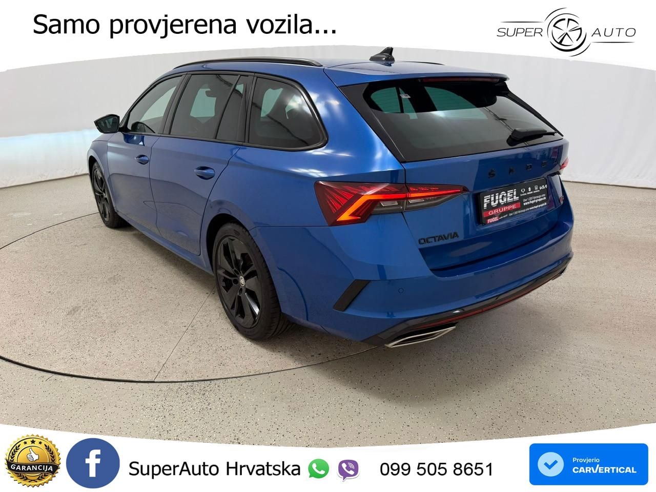 Škoda Octavia Combi RS 2.0 TDI (200 KS) DSG LED+GR SJED+ACC