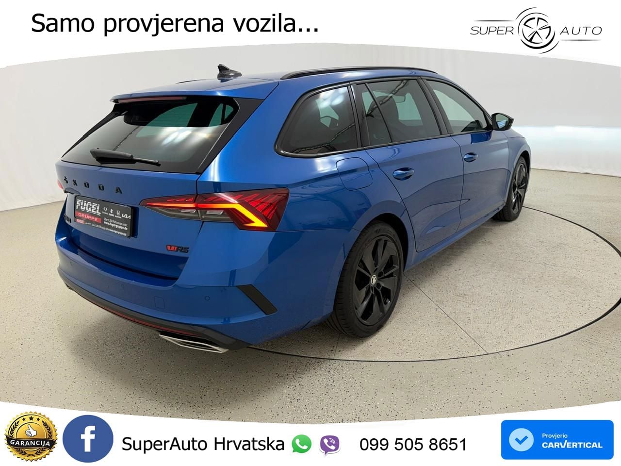 Škoda Octavia Combi RS 2.0 TDI (200 KS) DSG LED+GR SJED+ACC