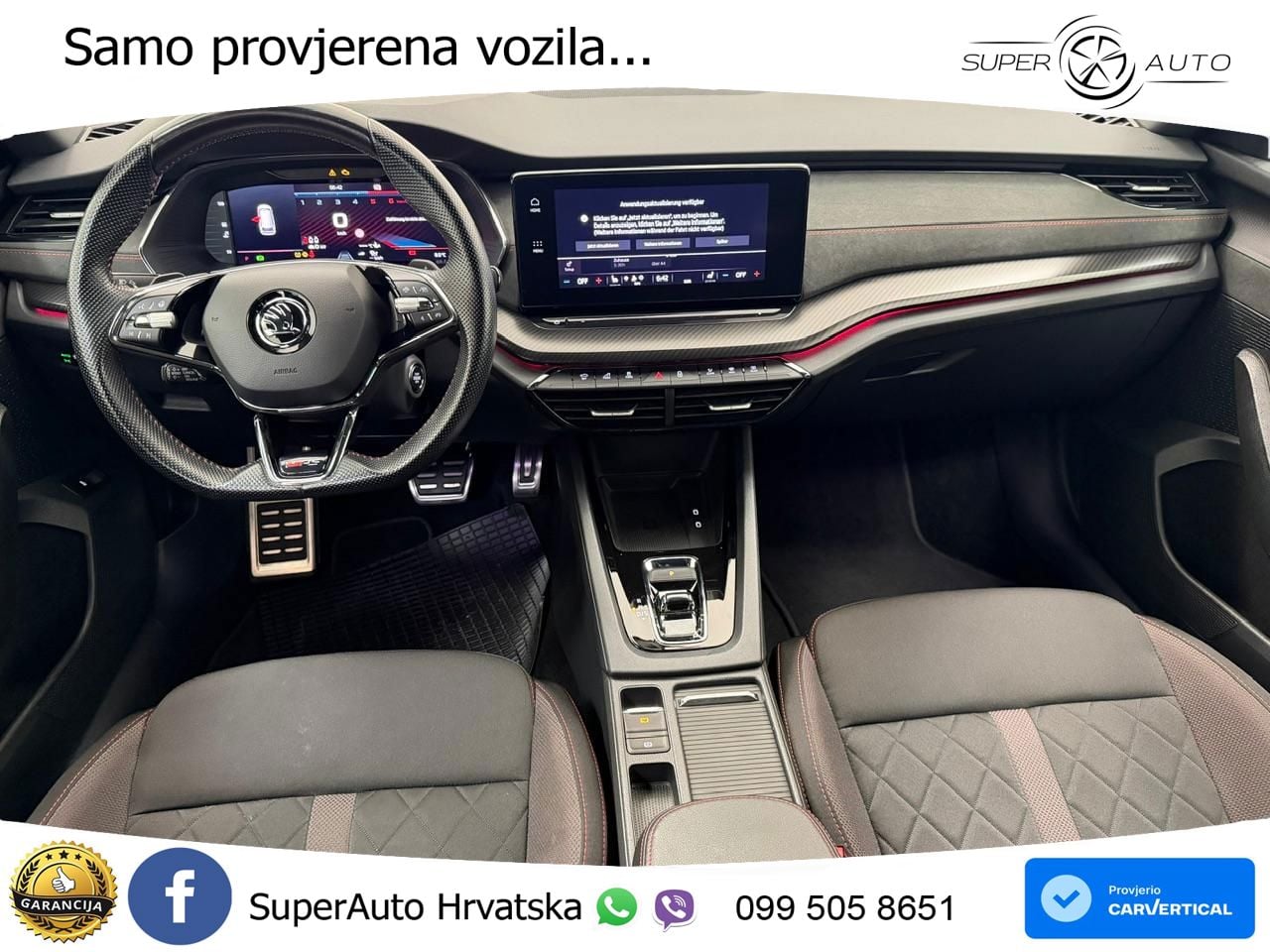 Škoda Octavia Combi RS 2.0 TDI (200 KS) DSG LED+GR SJED+ACC