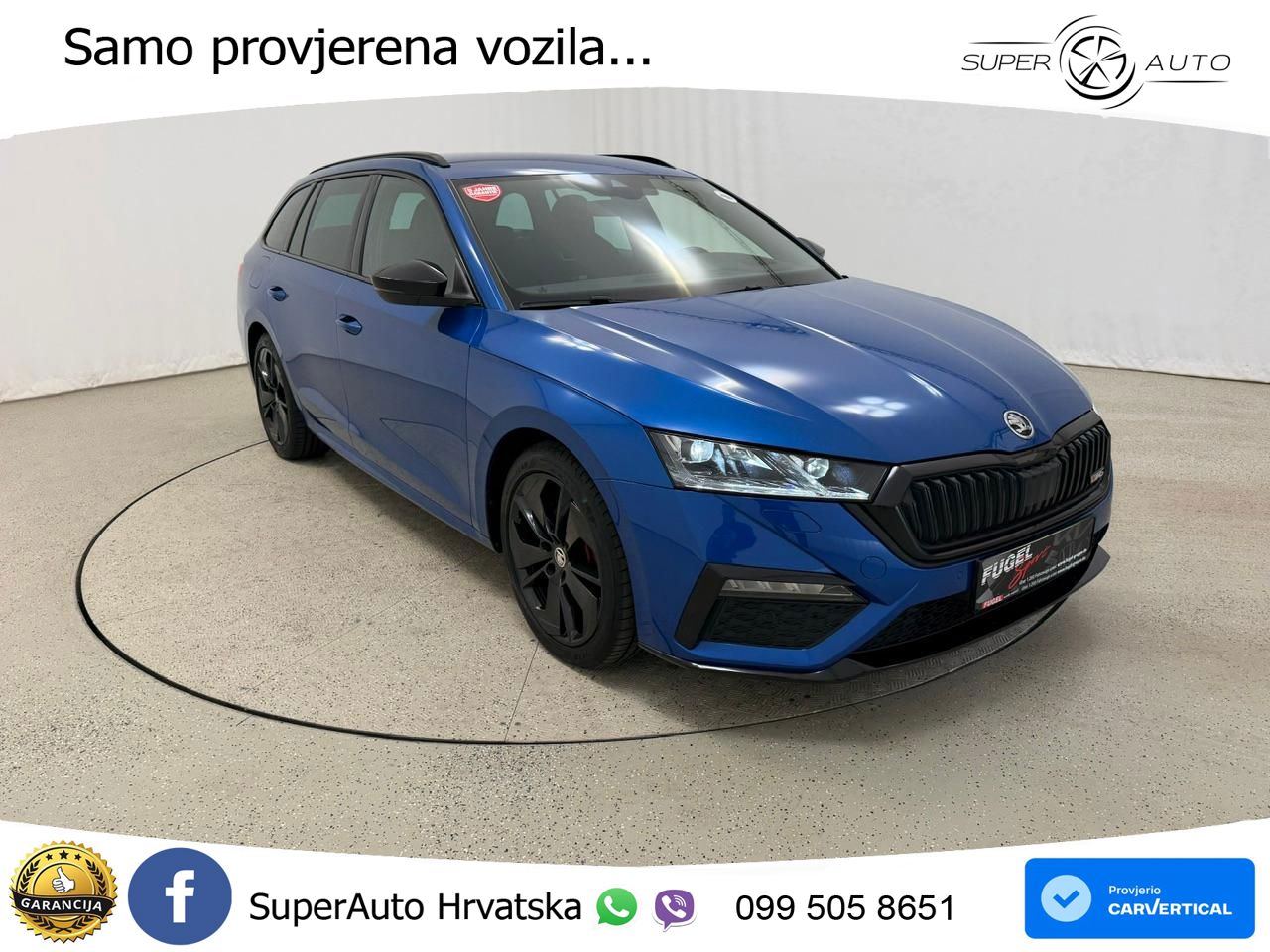 Škoda Octavia Combi RS 2.0 TDI (200 KS) DSG LED+GR SJED+ACC