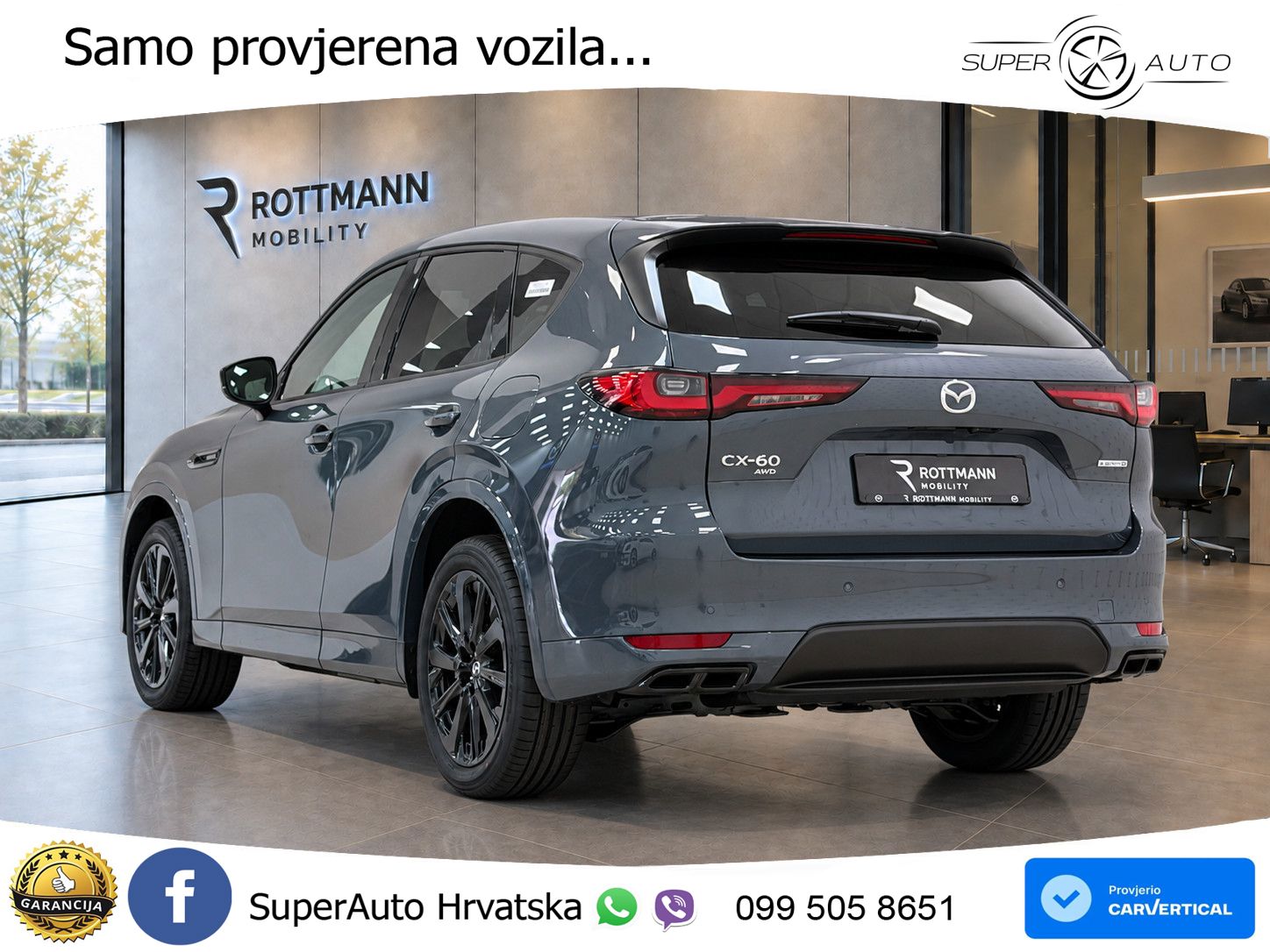 Mazda CX-60 3.3 e-Skyactiv D (254 KS) AWD Automatic LED+GR SJED+ACC