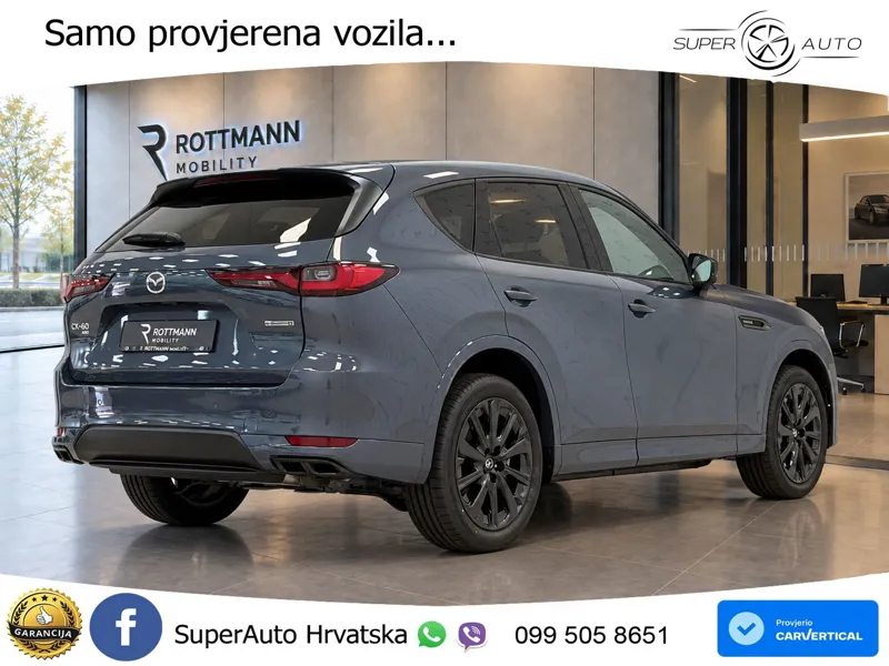 Mazda CX-60 3.3 e-Skyactiv D (254 KS) AWD Automatic LED+GR SJED+ACC
