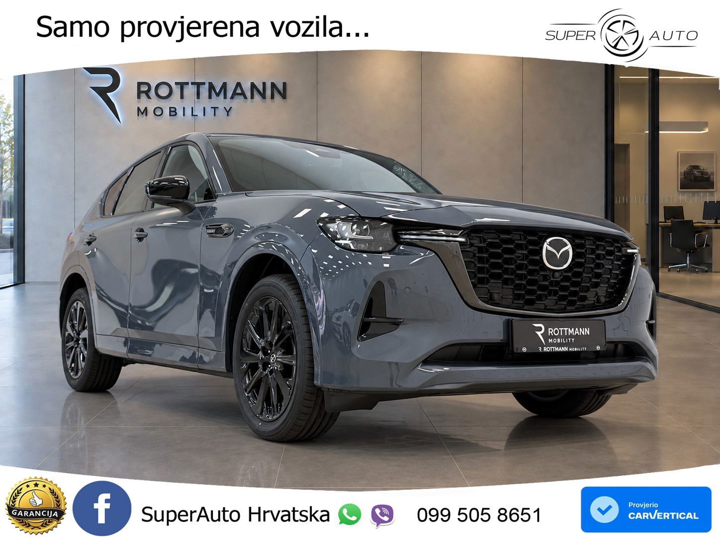 Mazda CX-60 3.3 e-Skyactiv D (254 KS) AWD Automatic LED+GR SJED+ACC