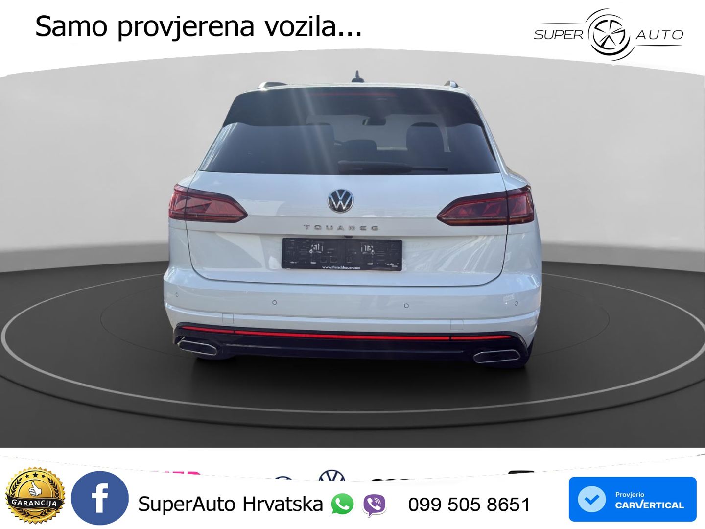 Volkswagen Touareg 3.0 V6 TDI (231 KS) 4MOTION Tiptronic ZRAČNI+ACC+GR SJED+KAM+PANO