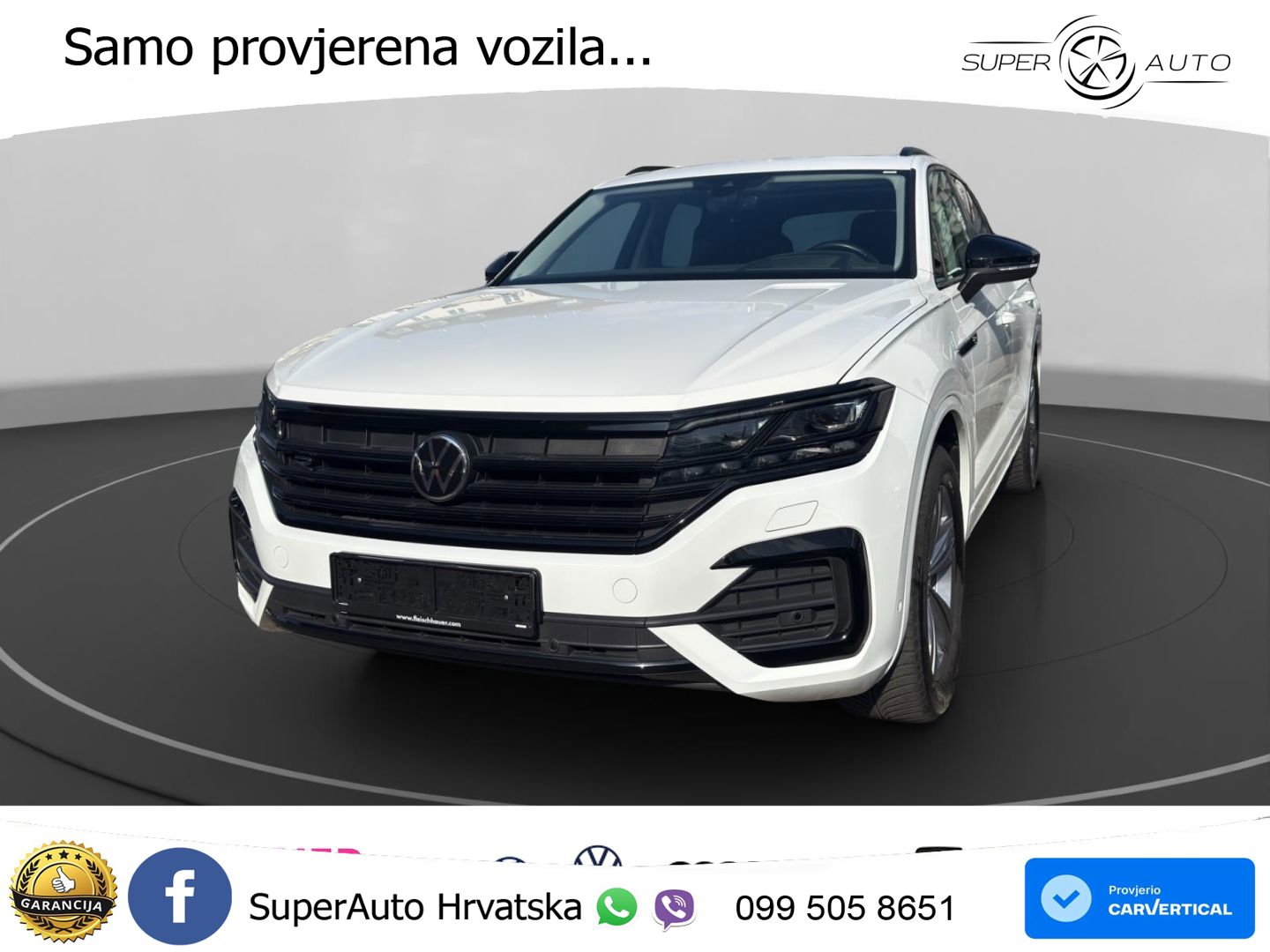 Volkswagen Touareg 3.0 V6 TDI (231 KS) 4MOTION Tiptronic ZRAČNI+ACC+GR SJED+KAM+PANO