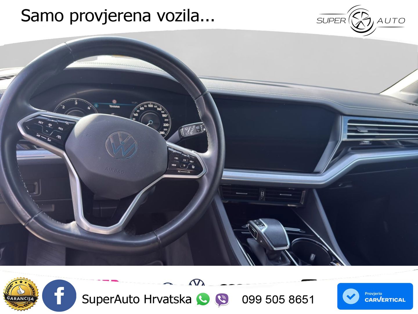 Volkswagen Touareg 3.0 V6 TDI (231 KS) 4MOTION Tiptronic ZRAČNI+ACC+GR SJED+KAM+PANO