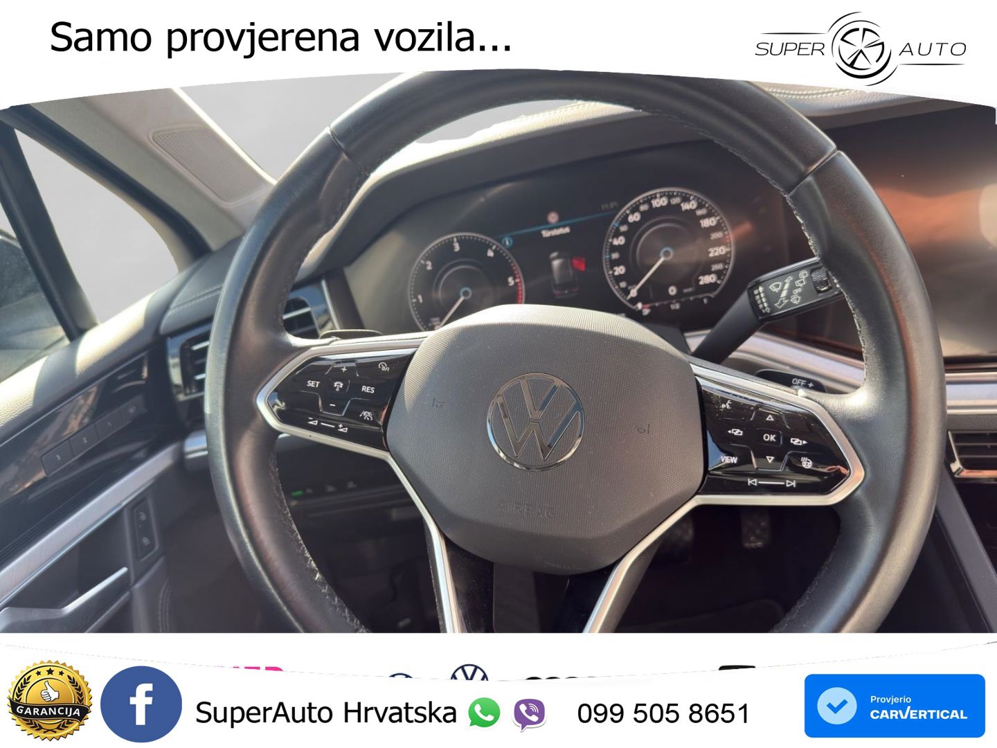 Volkswagen Touareg 3.0 V6 TDI (231 KS) 4MOTION Tiptronic ZRAČNI+ACC+GR SJED+KAM+PANO