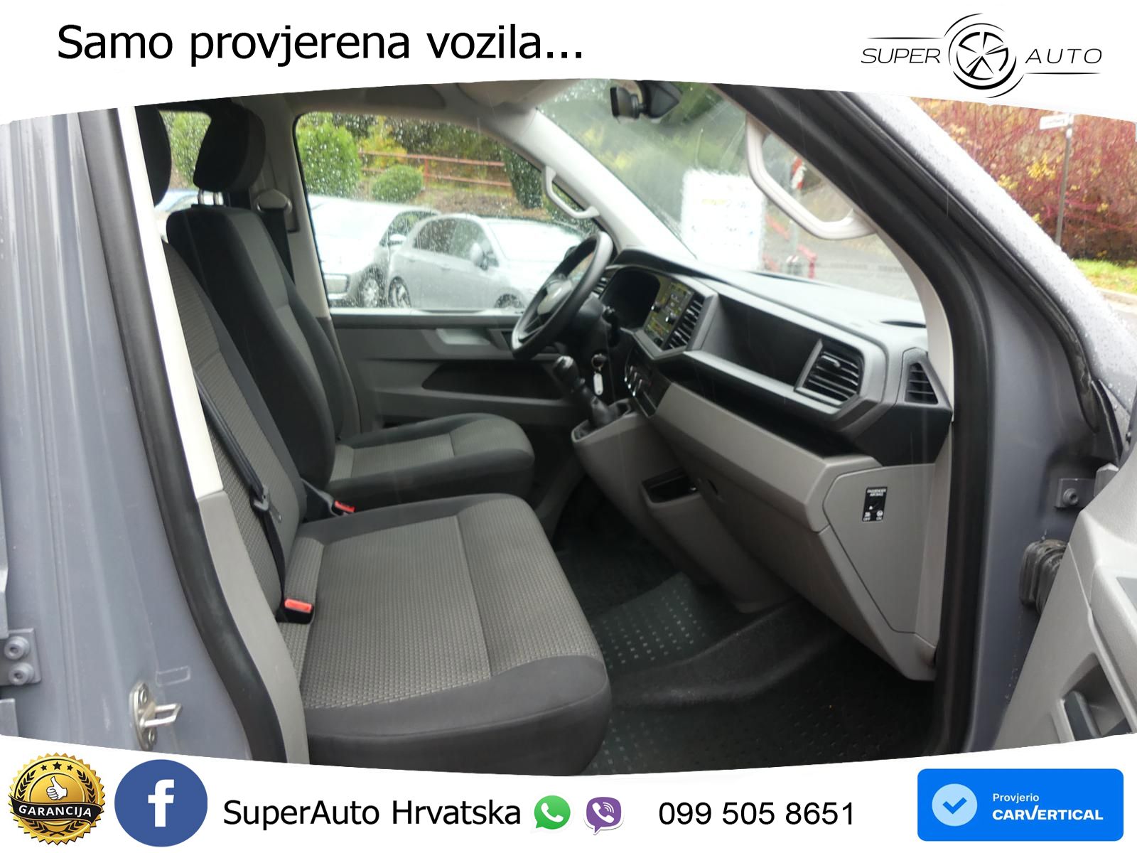 Volkswagen T6.1 Transporter*Pritsche*DoKa*1.Hand*Klima*AHK 110 KS