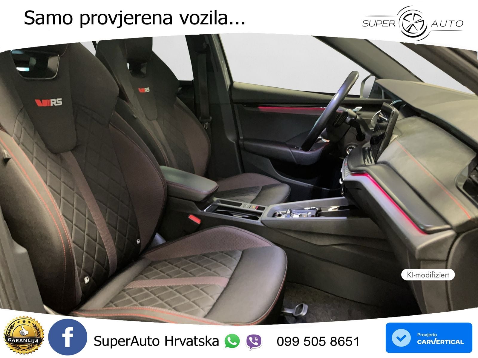 Škoda Octavia Combi RS 2.0 TDI (200 KS) DSG LED+GR SJED+ACC