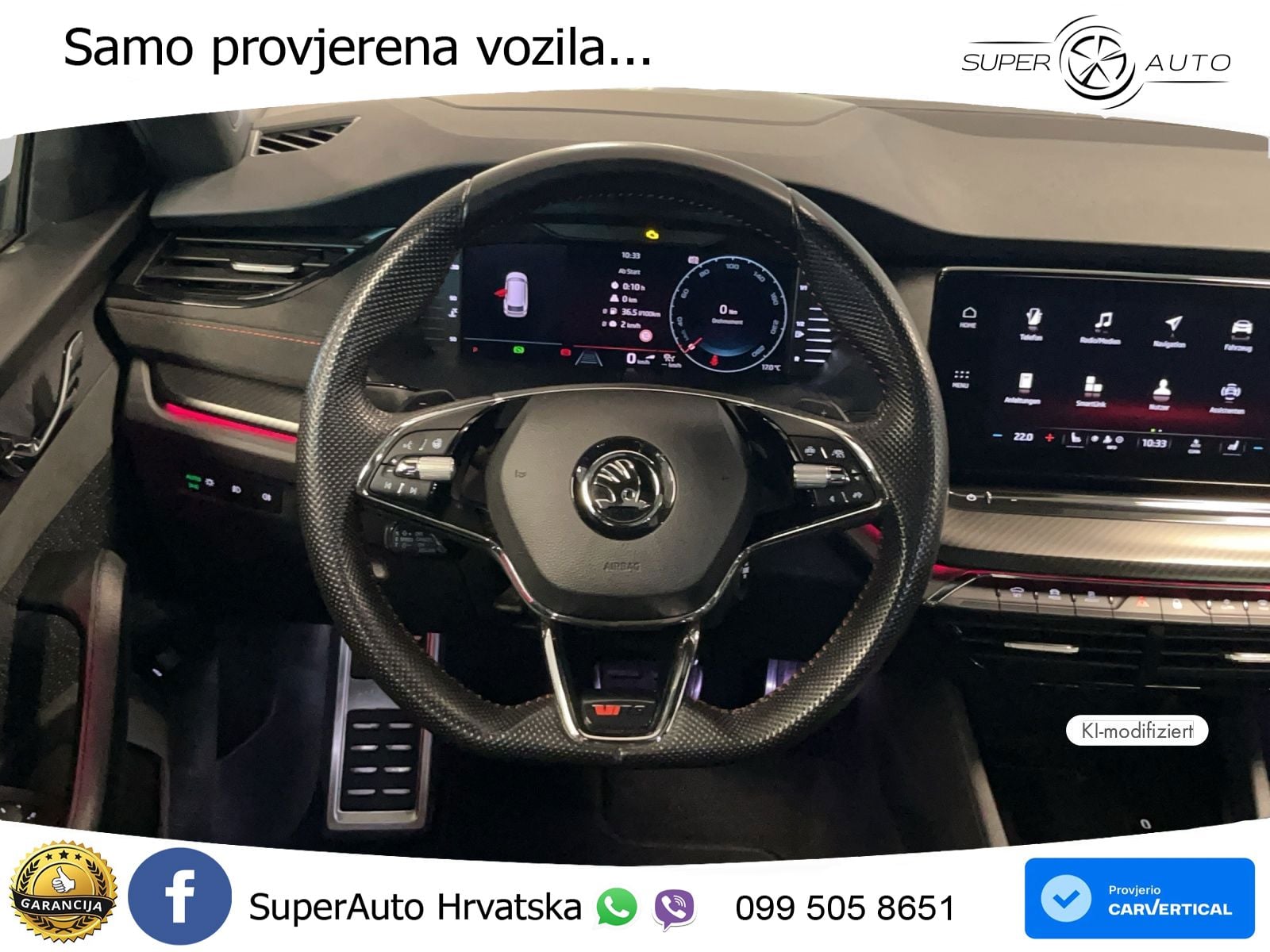 Škoda Octavia Combi RS 2.0 TDI (200 KS) DSG LED+GR SJED+ACC
