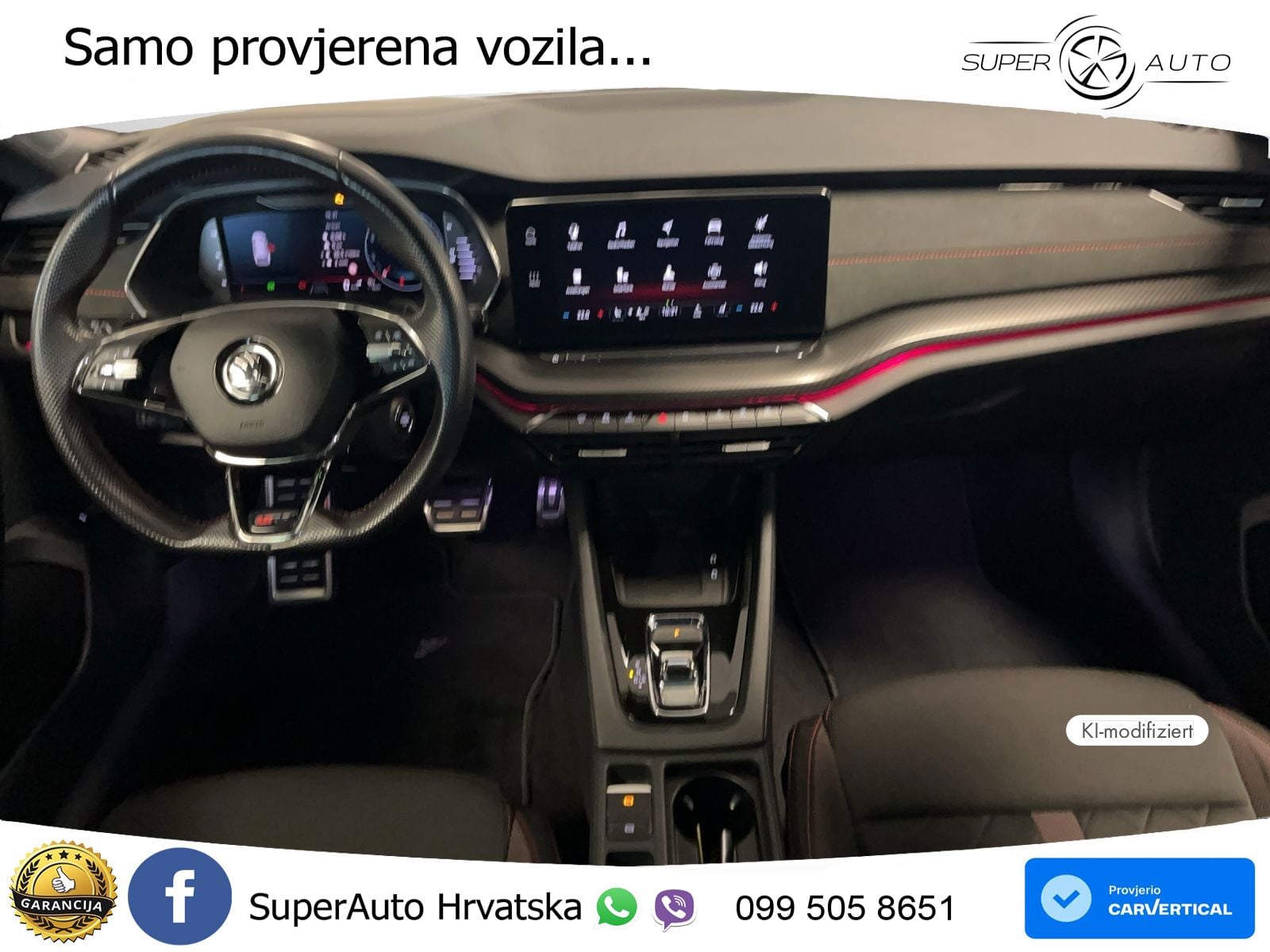 Škoda Octavia Combi RS 2.0 TDI (200 KS) DSG LED+GR SJED+ACC