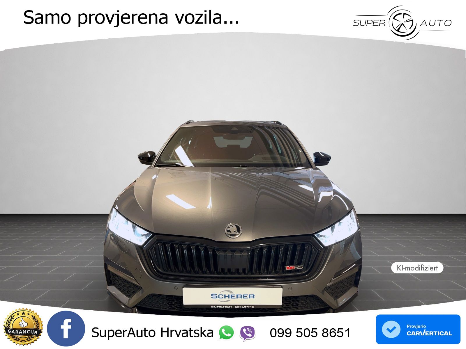 Škoda Octavia Combi RS 2.0 TDI (200 KS) DSG LED+GR SJED+ACC