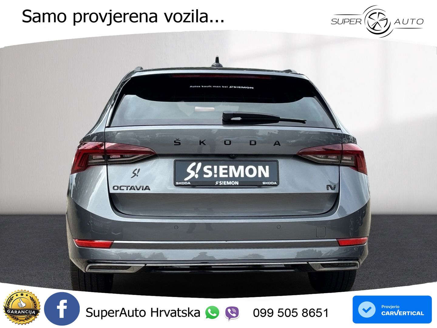 Škoda Octavia Combi iV 1.4 TSI (204 KS) DSG SportLine LED+GR SJED+ACC