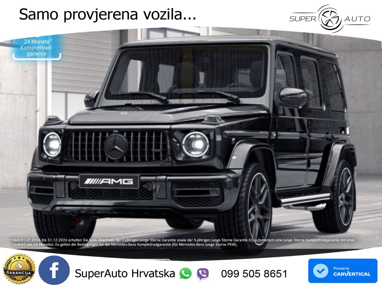 Mercedes AMG G 63 Long V8 (585 KS) 4MATIC 9G-TRONIC AMG SPEEDSHIFT PLUS Superior LED+ACC