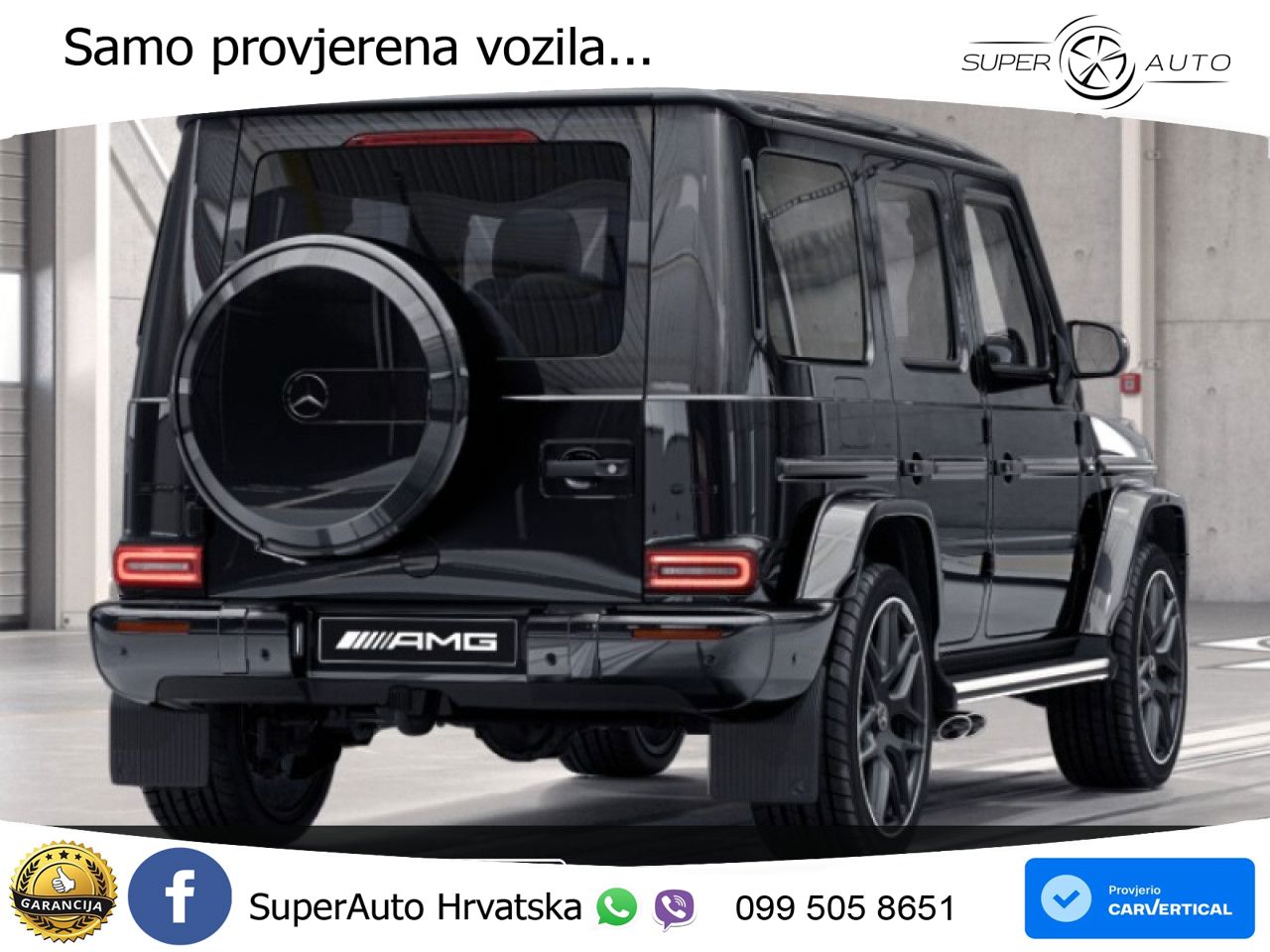 Mercedes AMG G 63 Long V8 (585 KS) 4MATIC 9G-TRONIC AMG SPEEDSHIFT PLUS Superior LED+ACC