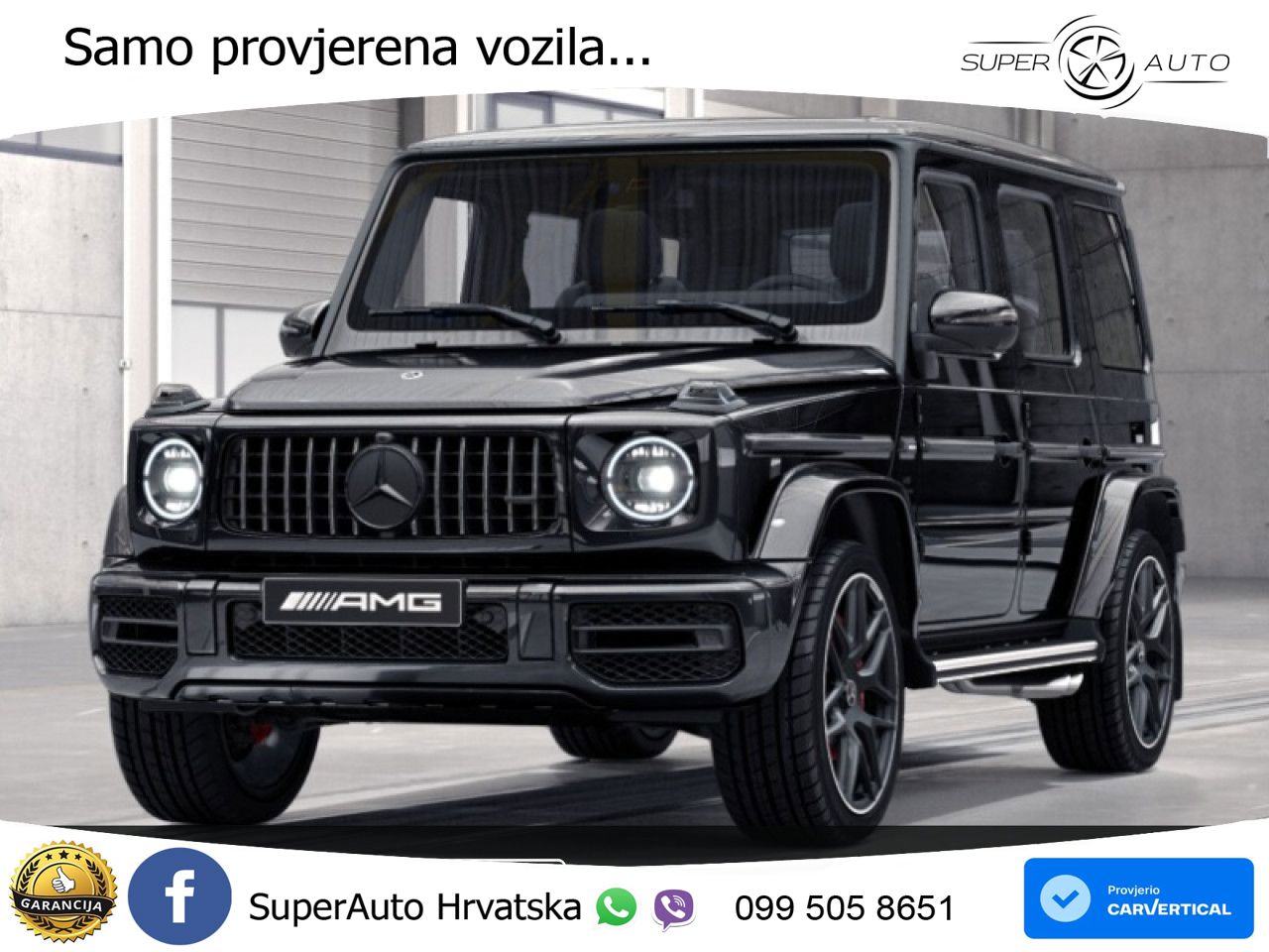 Mercedes AMG G 63 Long V8 (585 KS) 4MATIC 9G-TRONIC AMG SPEEDSHIFT PLUS Superior LED+ACC