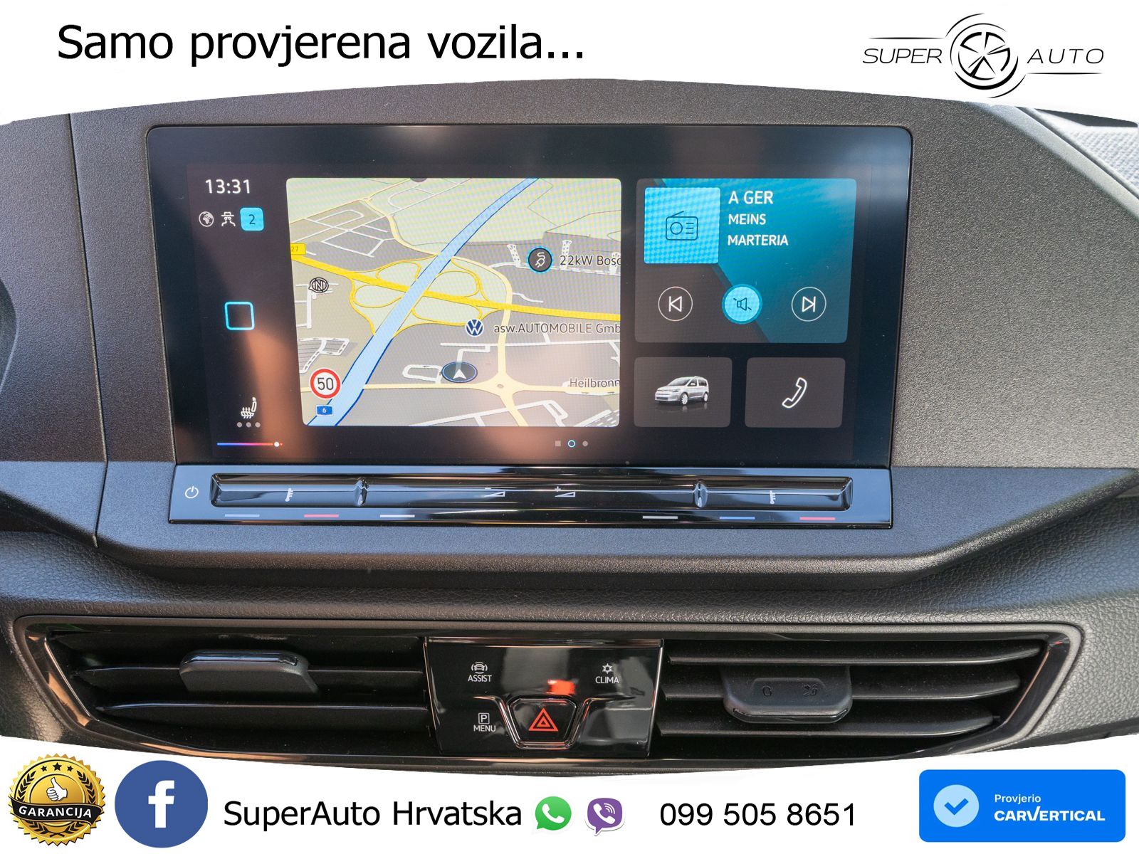 Volkswagen Caddy Cargo 1.5 TSI DSG Navi KLIMA RFK SHZ 114 KS