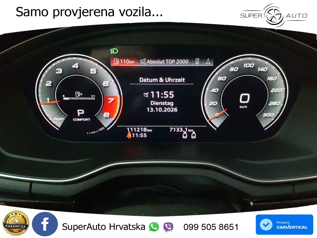 Audi A5 Sportback 45 TFSI (265 KS) quattro S tronic S line