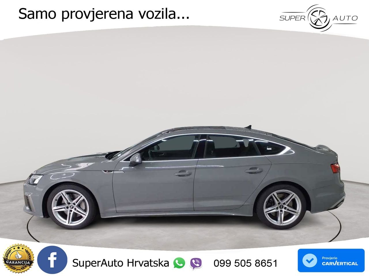 Audi A5 Sportback 45 TFSI (265 KS) quattro S tronic S line