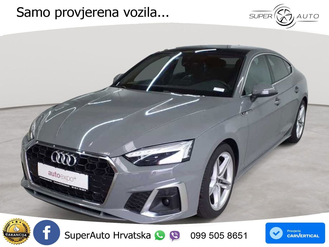 Audi A5 Sportback 45 TFSI (265 KS) quattro S tronic S line