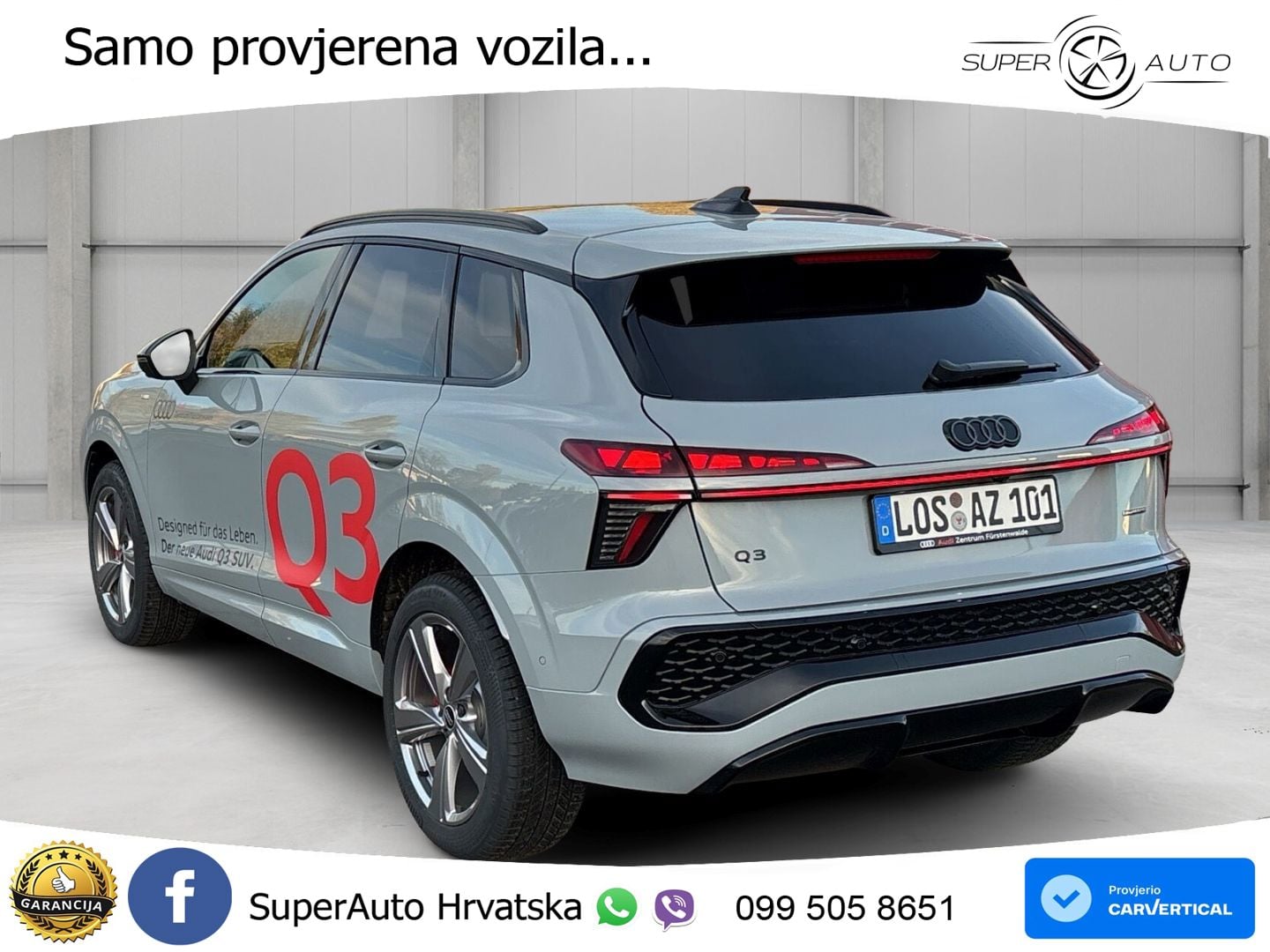 Audi Q3 2.0 TFSI (265 KS) quattro S tronic MATRIX+GR SJED+KAM