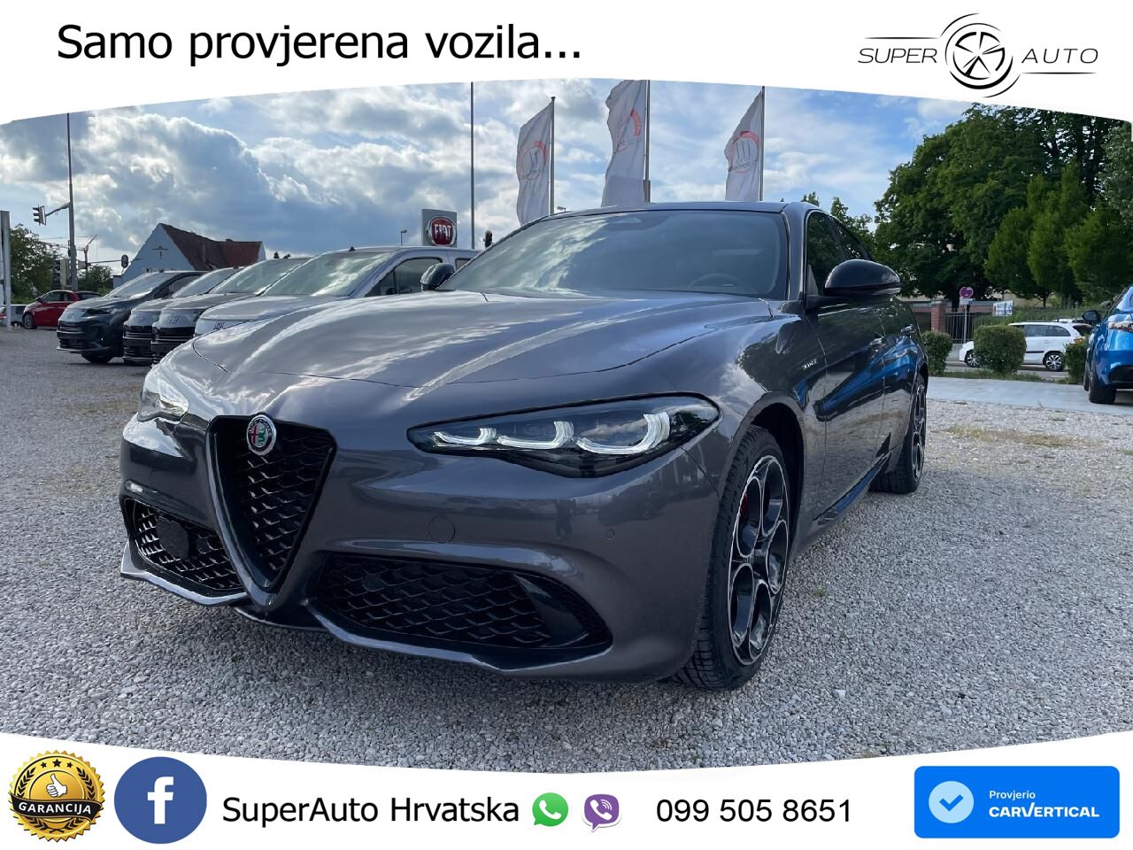 Alfa Romeo Giulia 2.0 Turbo (280 KS) Q4 Automatic LED+GR SJED+ACC